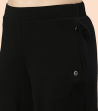 Load image into Gallery viewer, Enamor Mid Rise Crop length Slip on  Shop In Culotte For Women - Relaxed Fit, Super Soft - E064 (Jet Black)
