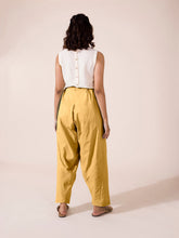Load image into Gallery viewer, Go Colors Golden Yellow Cotton Salwar

