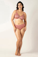 Load image into Gallery viewer, Amante Mystic Elegance Non-padded Wired Minimizer Bra - Ash Rose
