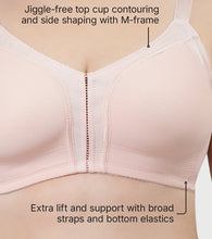 Load image into Gallery viewer, Enamor Innovations Transform M-Frame, Contour Superlift, Jiggle control  Full Support Women's  Bra - Non Padded, Wirefree, Full Coverage - F097 (Available in Plus Sizes) (Pearl)
