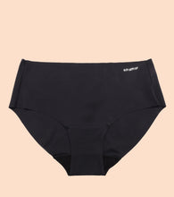 Load image into Gallery viewer, Enamor PB40 Innovations Invisi, All Day Comfort, Low Waist Bikini Panty for Women - No Visible Panty Lines, Sweat wicking, Free Cut, Regular Coverage - Pack of 1 (Jet Black)
