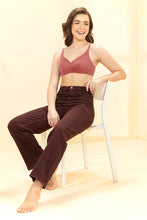 Load image into Gallery viewer, Amante Effortless Support Padded Non-Wired Bra - Cherry Mahogany
