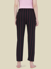 Load image into Gallery viewer, Go Colors Black Woven Viscose Printed Lounge Pants
