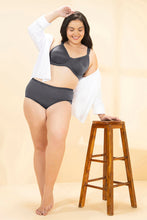Load image into Gallery viewer, Amante Delight Minimizer Non-Padded Wired Bra - Blackened Pearl 104001
