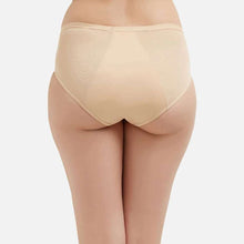 Load image into Gallery viewer, Wacoal Hygieni Mid Waist Full Coverage Night Wear High Absorbency Period Panty - Beige WU5202
