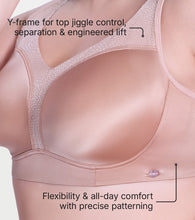 Load image into Gallery viewer, Enamor Full Figure Satin Minimizer Bra - Non-Padded, Non-Wired, High Coverage - F148 (Rose Skin)
