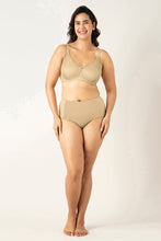 Load image into Gallery viewer, Amante Mystic Elegance Non-padded Wired Minimizer Bra - Sesame
