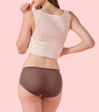 Load image into Gallery viewer, Enamor IP02 Innovations Invisi, Fit Flex, No Visible Panty Lines, All Day Comfort, Mid Waist Brief Panty for Women - Breathable Lightweight Fabric, Antimicrobial with Stain Release, Bonded Free Cut, Regular Coverage -  Pack of 1 (Wild Ginger)
