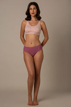 Load image into Gallery viewer, Amante Easy Slip-On Non-Padded Non-Wired Cotton Bra - Pink Floral Print
