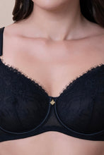 Load image into Gallery viewer, Amante Amore Non-Padded Wired Bra - Black 09701
