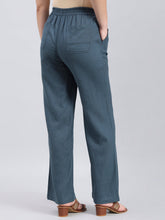 Load image into Gallery viewer, Go Colors Dark Teal Linen Cargo Pants
