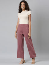 Load image into Gallery viewer, Go Colors Light Brown Roma Ponte Wide Pants
