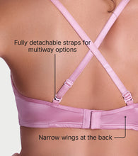 Load image into Gallery viewer, Enamor Curve Enhancing Satin T-Shirt Bra - Padded, Non-Wired, High Coverage - F184 (Cosmetic Pink)
