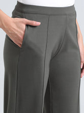 Load image into Gallery viewer, Go Colors Olive Green Roma Ponte Wide Pants
