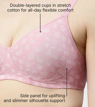 Load image into Gallery viewer, Enamor Innovations Fabcool Encircled  Side Support Shaper, Non Padded, Wirefree, High Coverage, Women's Cotton Everyday Bra  - A042 (Available in Plus Sizes) (Ginkoscattered Print)
