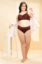 Load image into Gallery viewer, Amante Contoured Comfort Non-Padded Non-Wired Support Bra - Cherry Mahogany 103801
