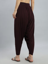 Load image into Gallery viewer, Go Colors Dark Wine Viscose Stretch Patiala
