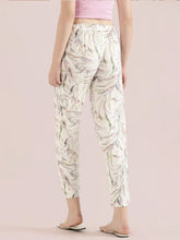 Load image into Gallery viewer, Go Colors White Woven Viscose Printed Lounge Pants
