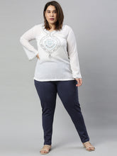 Load image into Gallery viewer, Go Colors Dark Jean Roma Ponte Pants
