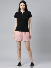 Load image into Gallery viewer, Go Colors Dusty Pink Linen Shorts
