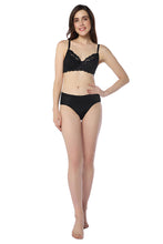 Load image into Gallery viewer, Amante Luxe Support Non-Padded Wired Bra  - Black 101601
