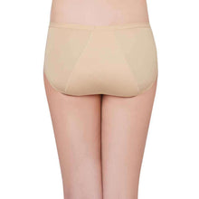 Load image into Gallery viewer, Wacoal Hygieni Mid Waist Full Coverage Night Wear High Absorbency Period Panty - Beige WU5D020IN
