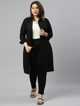 Load image into Gallery viewer, Go Colors Black Terry Warm Leggings
