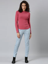 Load image into Gallery viewer, Go Colors Aqua Poly Stretch Suede Tregging
