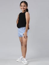 Load image into Gallery viewer, Go Colors Baby Blue Cotton Knit Shorts
