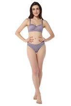 Load image into Gallery viewer, Amante Elegance Brazillian Panty - Gray Ridge 101001
