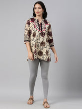 Load image into Gallery viewer, Go Colors Ebony Grey Cotton Stretch Ankle Length Leggings

