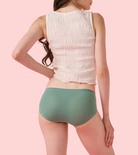 Load image into Gallery viewer, Enamor IP02 Innovations Invisi, Fit Flex, No Visible Panty Lines, All Day Comfort, Mid Waist Brief Panty for Women - Breathable Lightweight Fabric, Antimicrobial with Stain Release, Bonded Free Cut, Regular Coverage -  Pack of 1 (Sage Green)
