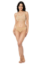 Load image into Gallery viewer, Amante Cotton Smooth Back Solid Non Padded Non-Wired Support bra - Sandalwood 93301
