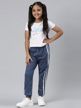 Load image into Gallery viewer, Go Colors Blue Cotton Joggers
