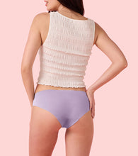 Load image into Gallery viewer, Enamor PB40 Innovations Invisi, All Day Comfort, Low Waist Bikini Panty for Women - No Visible Panty Lines, Sweat wicking, Free Cut, Regular Coverage -  Pack of 1 (Fair Orchid)
