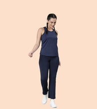 Load image into Gallery viewer, Enamor Athleisure- A308BASIC WORKOUT TANK | DRY FIT RACER TANK WITH REFECTIVE GRAPHICRELAXED FIT | REGULAR LENGTH
