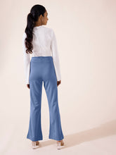 Load image into Gallery viewer, Go Colors Dark Jean Roma Ponte Flared Pant
