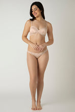 Load image into Gallery viewer, Amante Demure Padded Non-Wired Demi Bra - Delicate Bloom Print 05701
