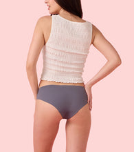 Load image into Gallery viewer, Enamor PB40 Innovations Invisi, All Day Comfort, Low Waist Bikini Panty for Women - No Visible Panty Lines, Sweat wicking, Free Cut, Regular Coverage -  Pack of 1 (Ink Grey)
