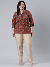 Load image into Gallery viewer, Go Colors Beige Silk Pants
