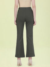 Load image into Gallery viewer, Go Colors Olive Roma Ponte Flared Pant
