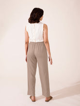 Load image into Gallery viewer, Go Colors Beige Woven Viscose Casual Pants
