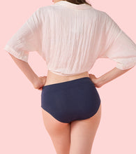 Load image into Gallery viewer, Enamor IP01 Innovations Bamboo Bliss, Anti Rash, All Day Comfort, Mid Waist Brief Panty for Women - Super Soft, Naturally Absorbent, Antimicrobial with Stain release, Inner Elastic, Full Coverage-  Pack of 1 (Eclipse)
