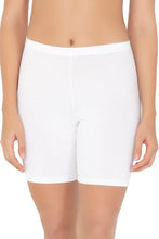 Load image into Gallery viewer, Amante Smooth Mid-thigh Cotton Shortie Liner (Pack of 2) - Black-White 76902
