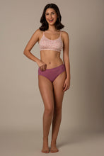 Load image into Gallery viewer, Amante Daily Support Non Padded Non-Wired Cotton Bra - Pink Floral Print
