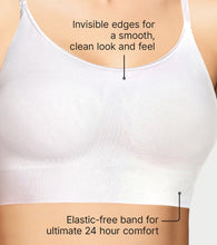 Load image into Gallery viewer, Enamor Innovations Flexi Free Ultra Smoothening Seamless Women's T-Shirt Bra - No-Pinch, Padded, Wirefree, Full Coverage - F037 (White)

