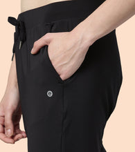 Load image into Gallery viewer, Enamor Athleisure Womens E068-Dry Fit Antimicrobial Mid Rise Smart Active Travel Pants
