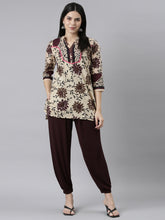 Load image into Gallery viewer, Go Colors Dark Wine Viscose Stretch Harems
