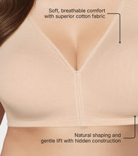 Load image into Gallery viewer, Enamor True Form Cotton Comfort Bra. Non-Padded, Wire-Free and Full Coverage - A124 (Pale Skin)
