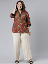 Load image into Gallery viewer, Go Colors Light Beige Viscose Knit Palazzo
